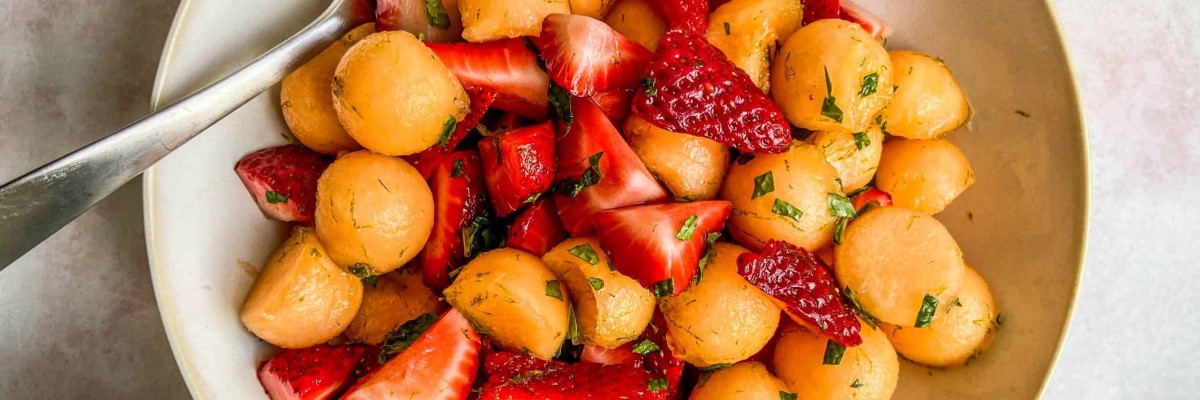 Save Big on Strawberries and Cantaloupes this week!